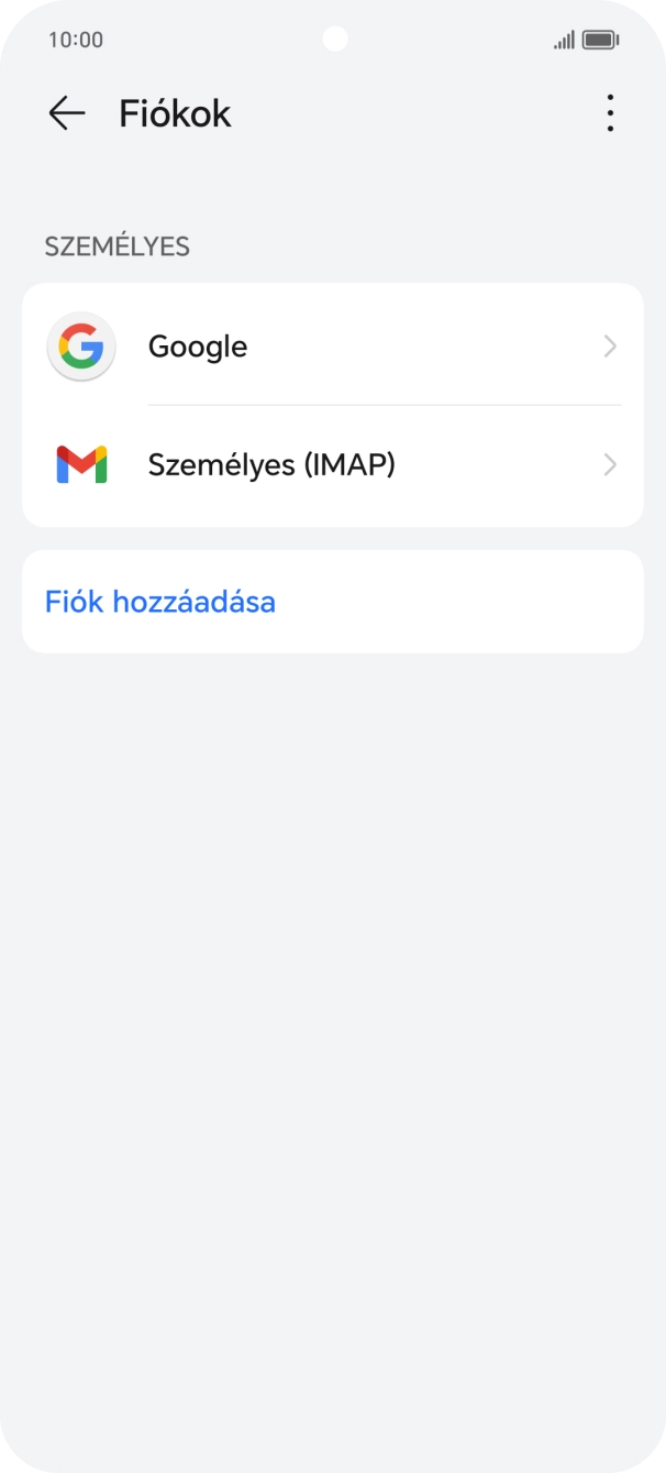 Húzd az ujjad felfelé a kijelző aljáról, hogy visszatérj a kezdőképernyőhöz.