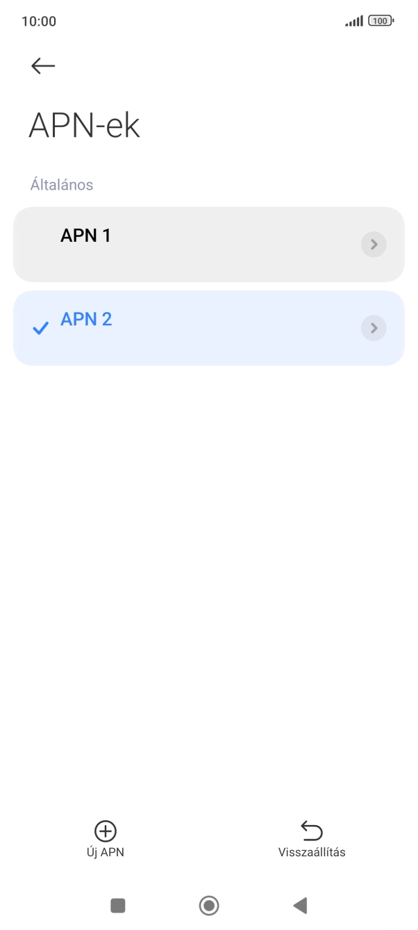 A befejezéshez, és ahhoz, hogy visszatérhess a főképernyőhöz, nyomd meg a főgombot.