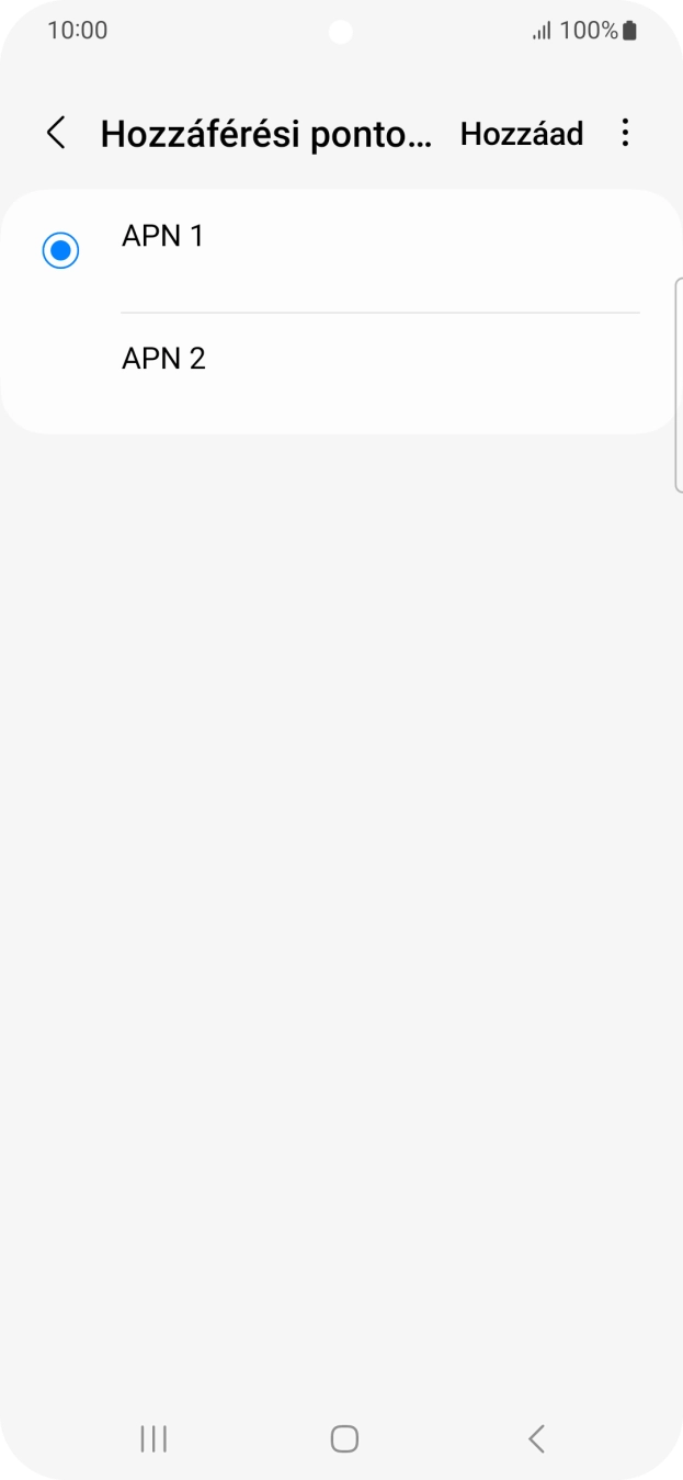 A befejezéshez, és ahhoz, hogy visszatérhess a főképernyőhöz, nyomd meg a főgombot.