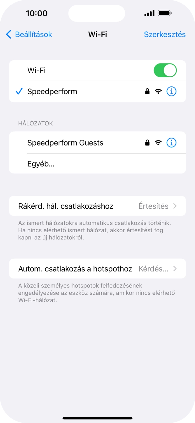 Húzd az ujjad felfelé a kijelző aljáról, hogy visszatérj a kezdőképernyőhöz. Húzd az ujjad felfelé a kijelző aljáról, hogy visszatérj a kezdőképernyőhöz.