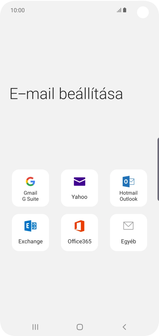 Válaszd az Egyéb lehetőséget.