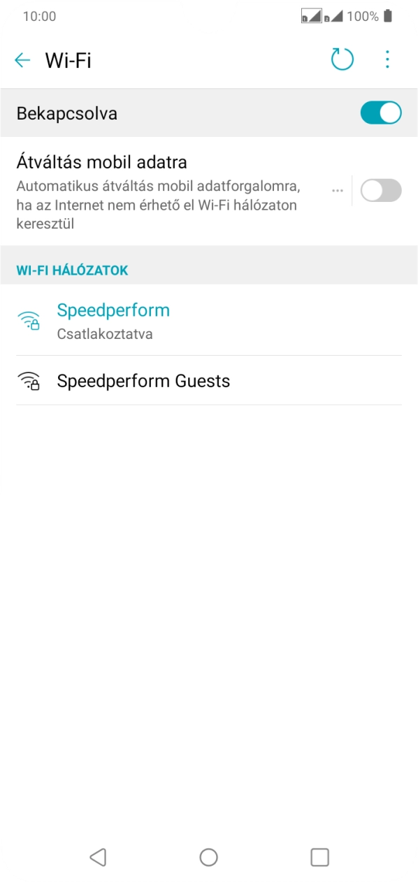 A befejezéshez, és ahhoz, hogy visszatérhess a főképernyőhöz, nyomd meg a főgombot.