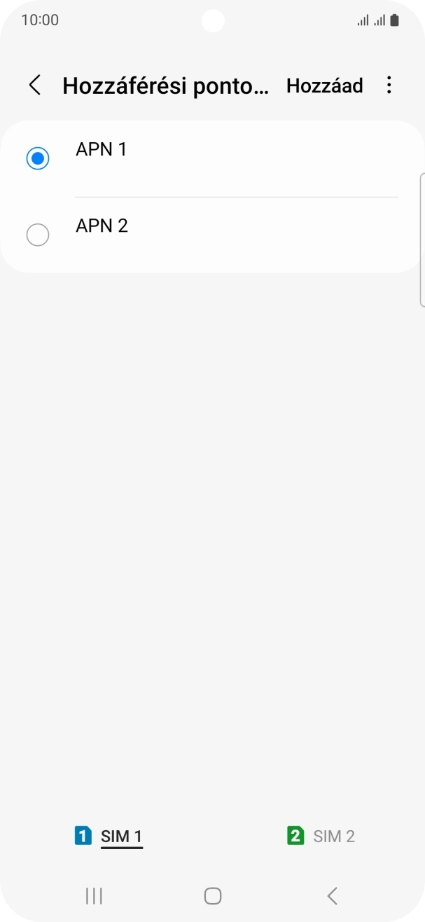Kattints a kívánt adatkapcsolat melletti mezőre, hogy aktiváld azt. Kattints a kívánt adatkapcsolat melletti mezőre, hogy aktiváld azt.