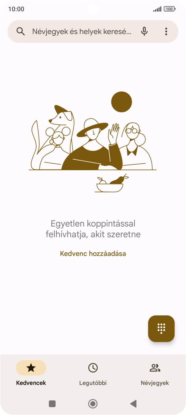 Kattints a menü ikonra.