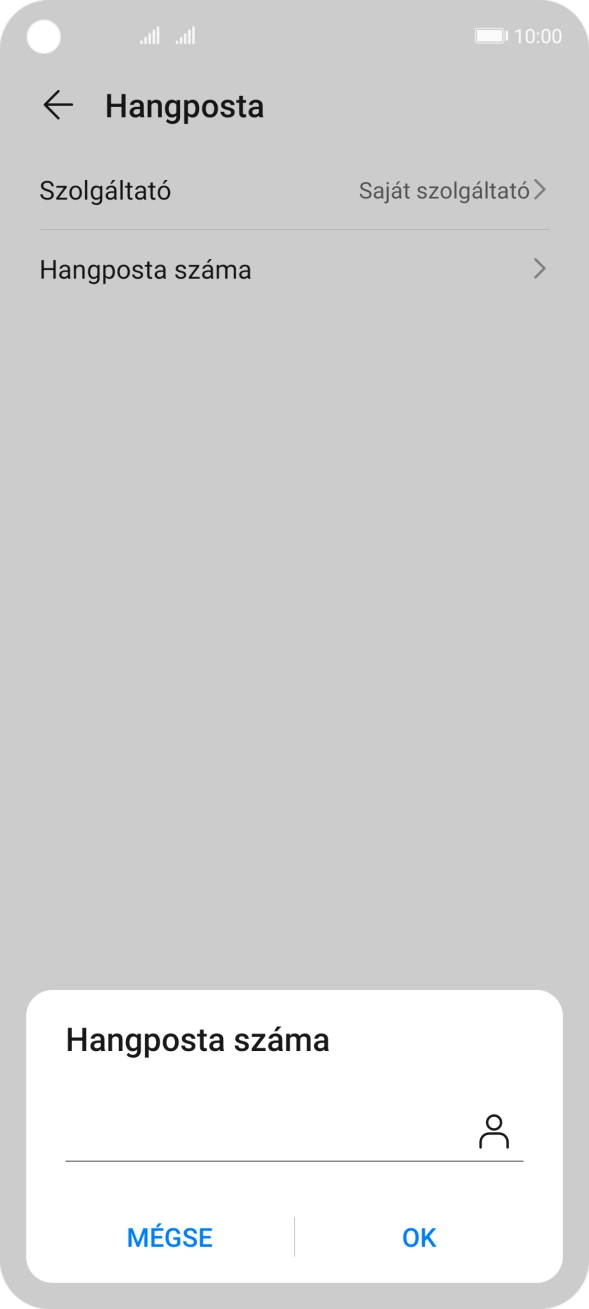 Írd be azt, hogy +36709090999, és válaszd az OK lehetőséget. Írd be azt, hogy +36709090999, és válaszd az OK lehetőséget.