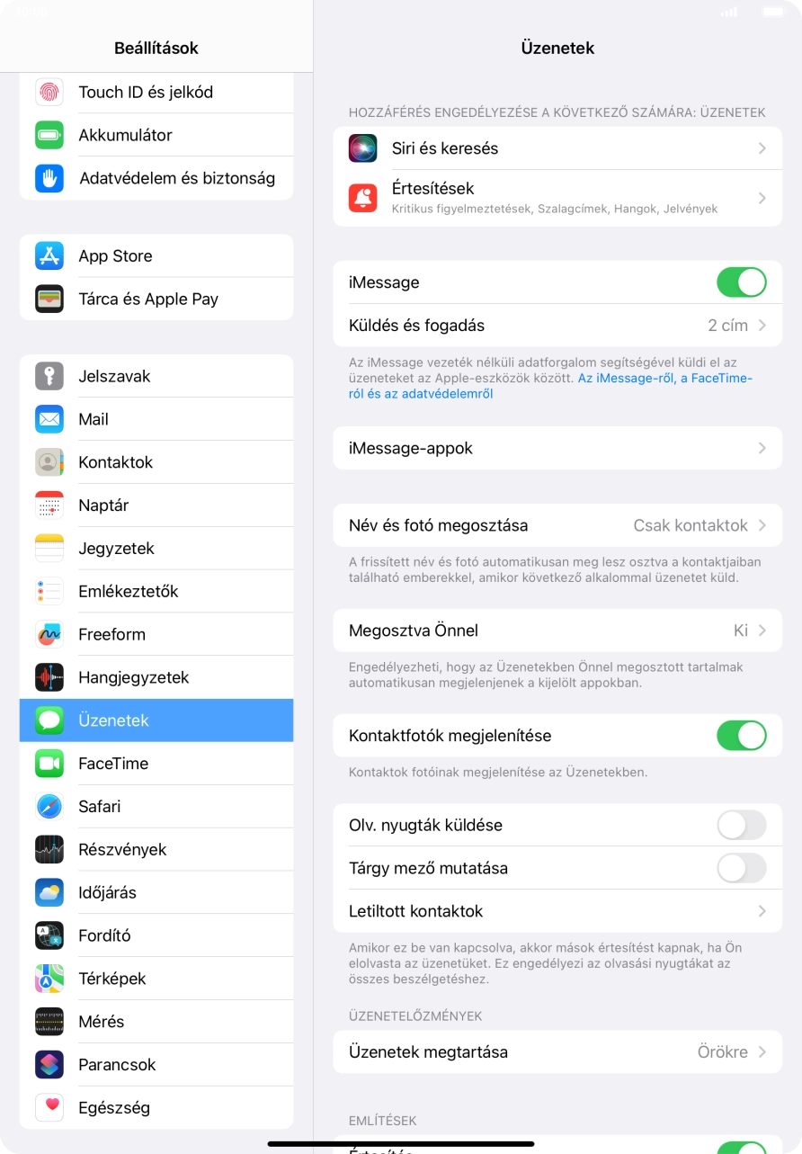 Húzd az ujjad felfelé a kijelző aljáról, hogy visszatérj a kezdőképernyőhöz.