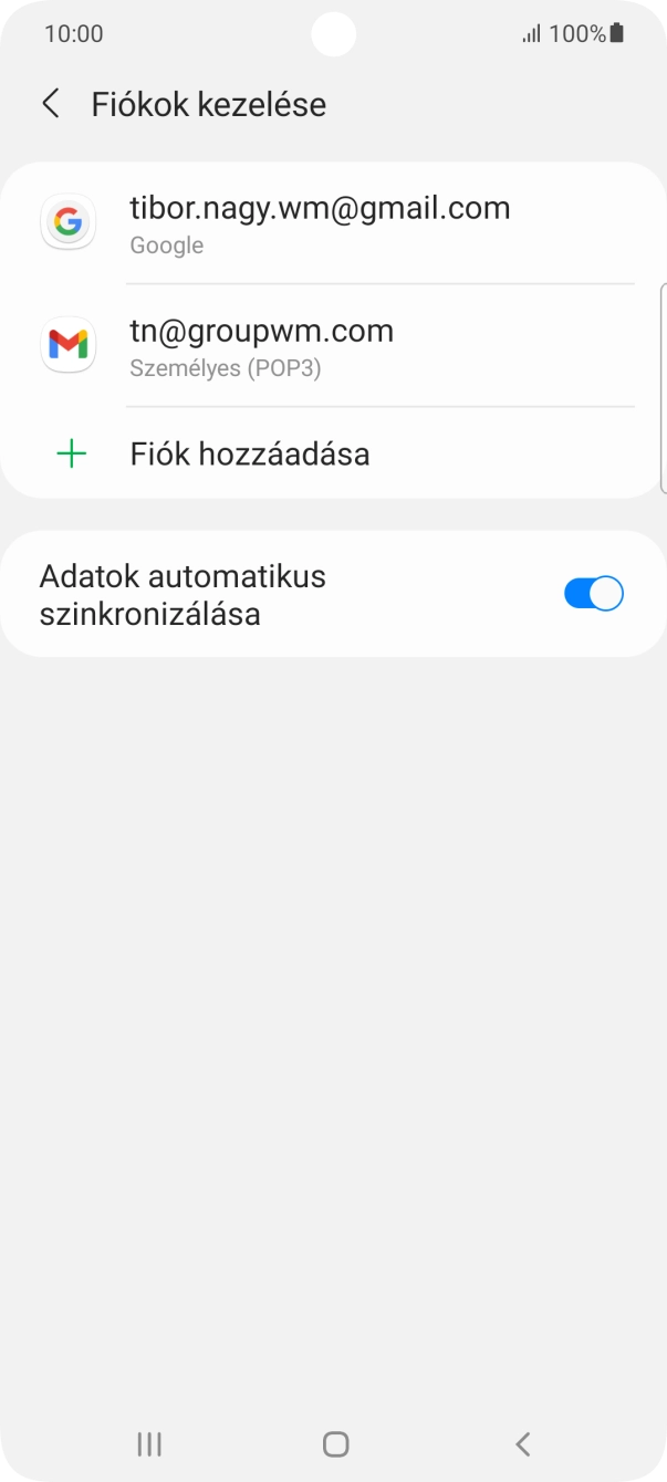 A befejezéshez, és ahhoz, hogy visszatérhess a főképernyőhöz, nyomd meg a főgombot.