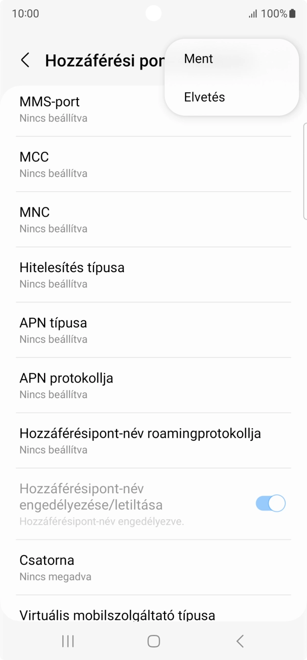 Válaszd a Ment lehetőséget.