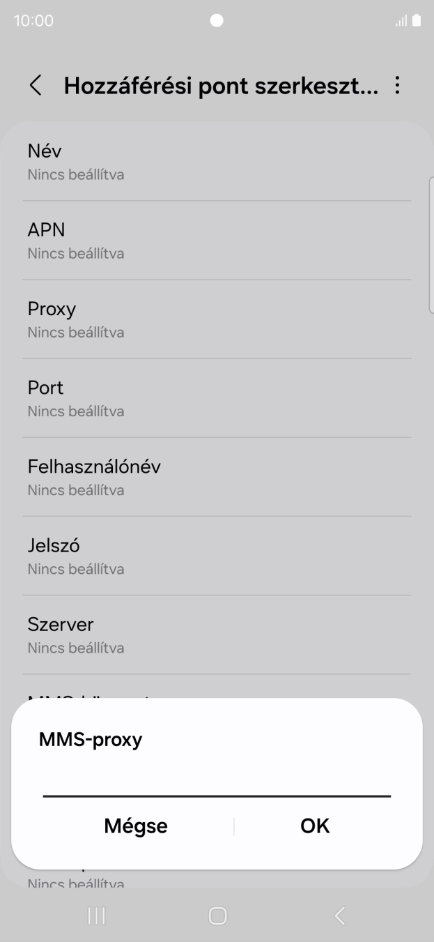 Írd be azt, hogy 80.244.097.002, és válaszd az OK lehetőséget.