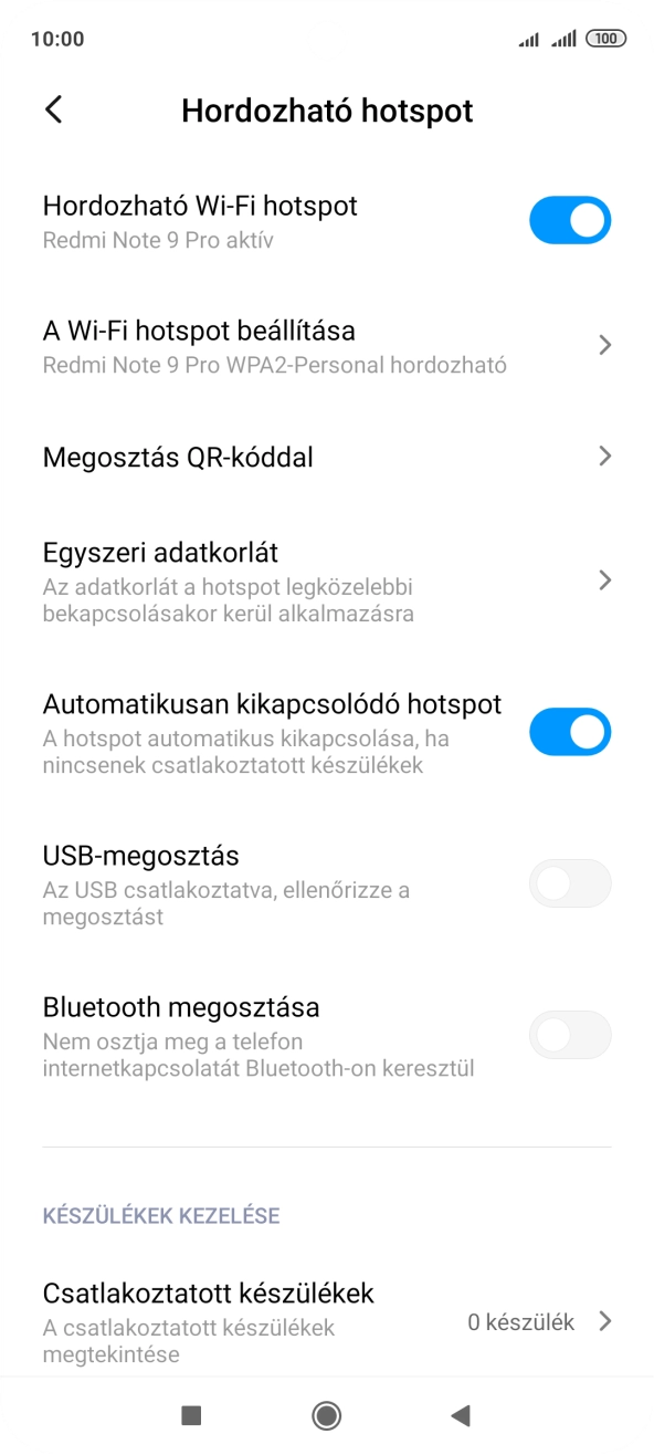 A befejezéshez, és ahhoz, hogy visszatérhess a főképernyőhöz, nyomd meg a főgombot.