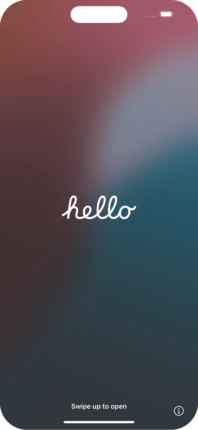 Húzd az ujjad felfelé a kijelző aljáról. Húzd az ujjad felfelé a kijelző aljáról.