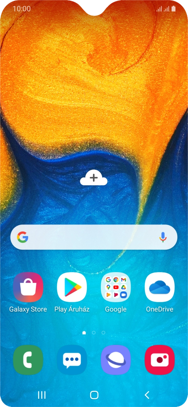 Húzd két ujjad lefelé a képernyő tetejéről. Húzd két ujjad lefelé a képernyő tetejéről.