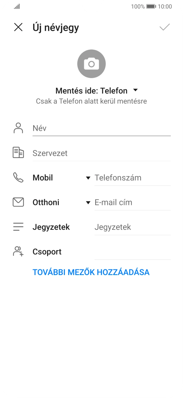 Nyisd le a névjegyzéknél legördülő menüt. Nyisd le a névjegyzéknél legördülő menüt.
