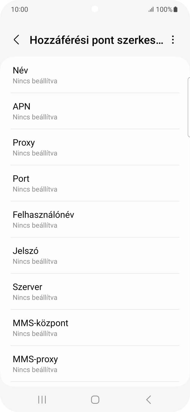 Válaszd a Név lehetőséget.
