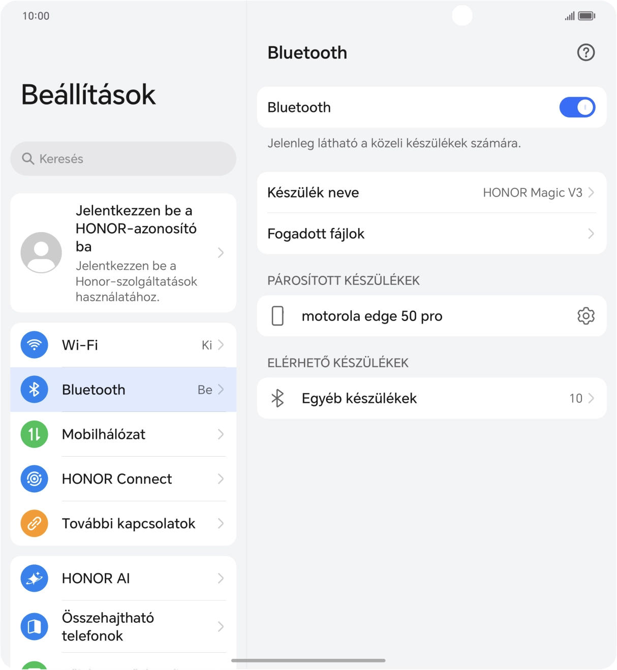 Húzd az ujjad felfelé a kijelző aljáról, hogy visszatérj a kezdőképernyőhöz.