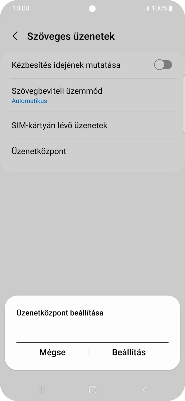 Írd be a +36709996500 számot, és válaszd a Beállítás lehetőséget. Írd be a +36709996500 számot, és válaszd a Beállítás lehetőséget.