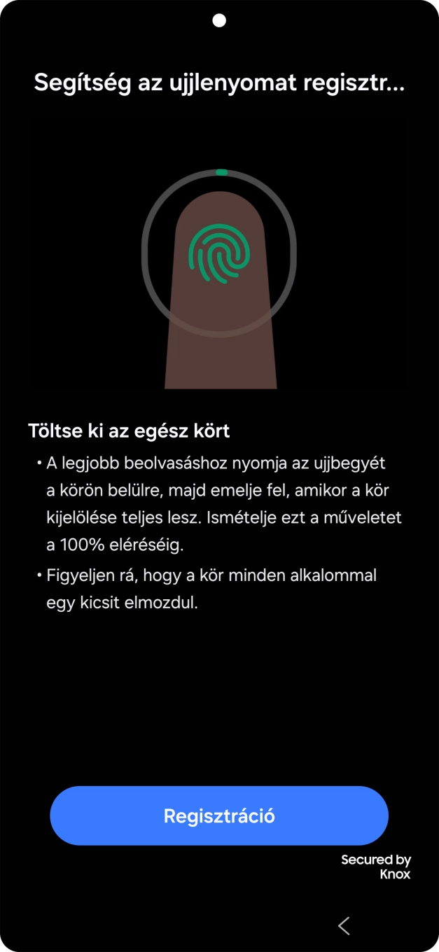 Válaszd a Regisztráció lehetőséget.