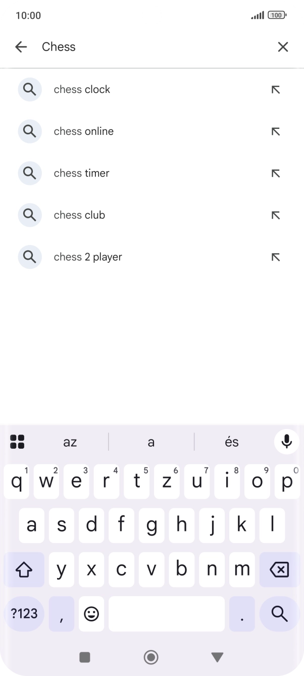 Írd be a keresett alkalmazás nevét vagy kategóriáját, és kattints a keresés ikonra.
