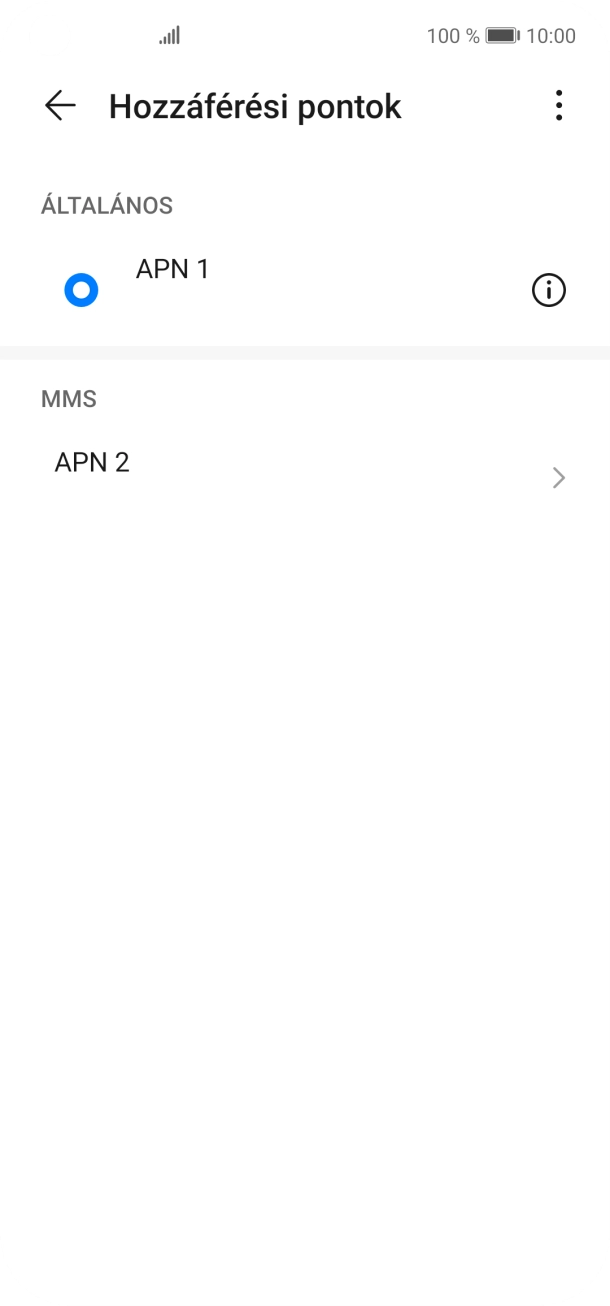 Húzd az ujjad felfelé a kijelző aljáról, hogy visszatérj a kezdőképernyőhöz.