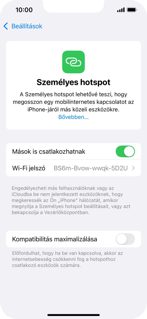 Húzd az ujjad felfelé a kijelző aljáról, hogy visszatérj a kezdőképernyőhöz.