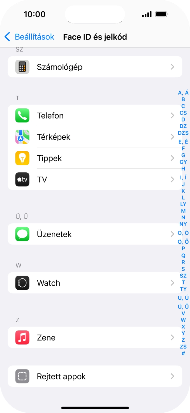 Válaszd a Telefon lehetőséget.