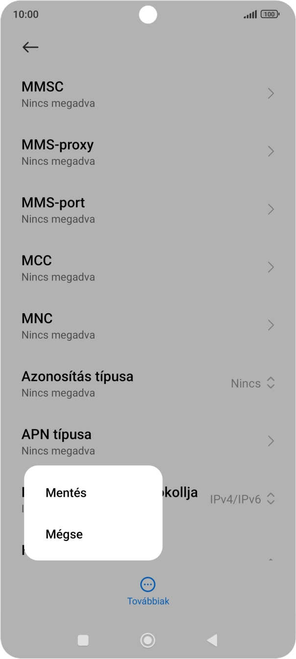 Válaszd a Mentés lehetőséget.