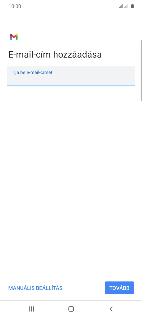 Válaszd a TOVÁBB lehetőséget.