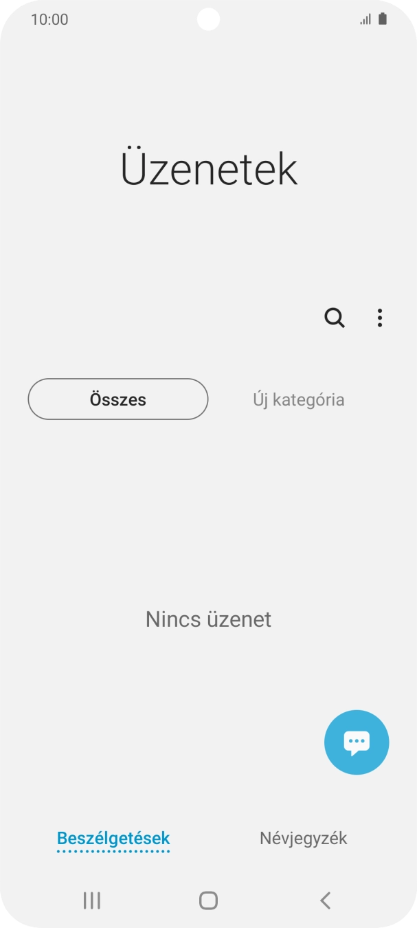 Kattints a menü ikonra.