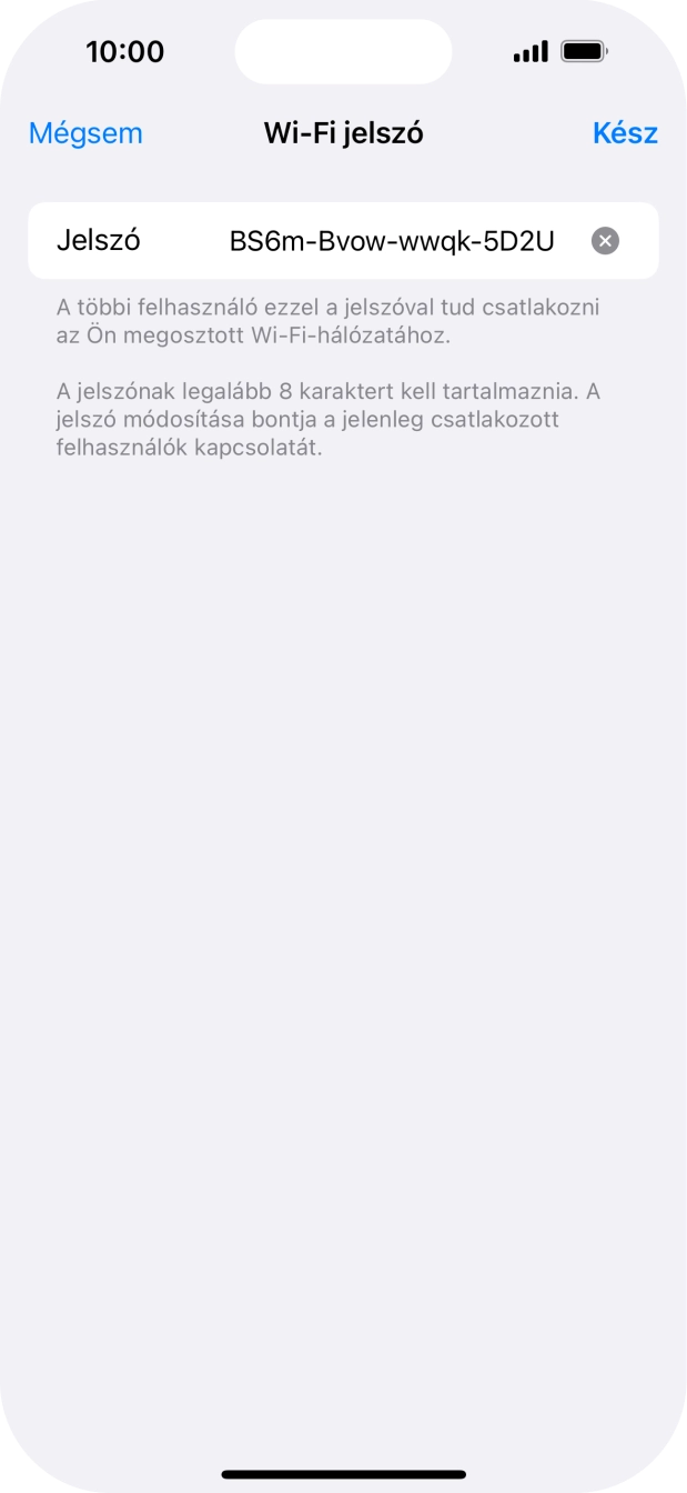 Válaszd a Kész lehetőséget.