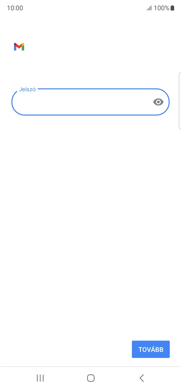 Válaszd a TOVÁBB lehetőséget.