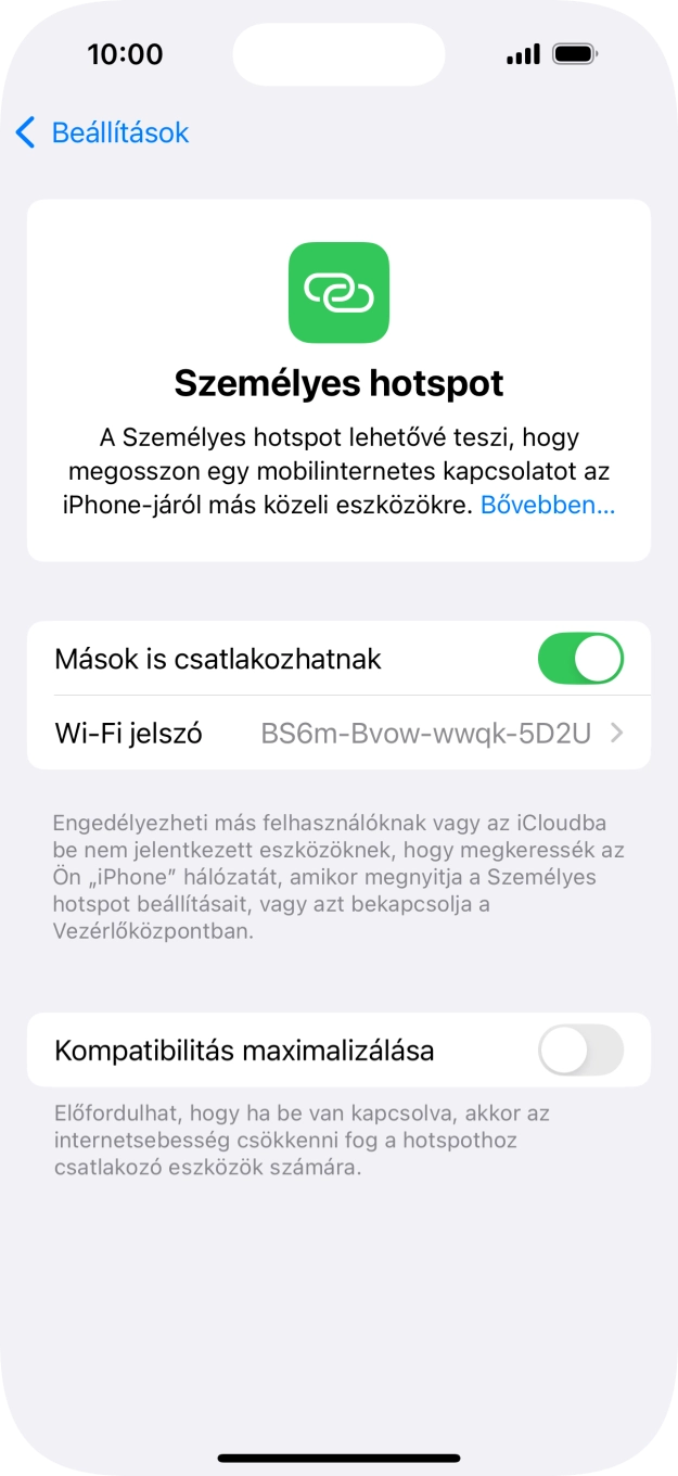 Húzd az ujjad felfelé a kijelző aljáról, hogy visszatérj a kezdőképernyőhöz.