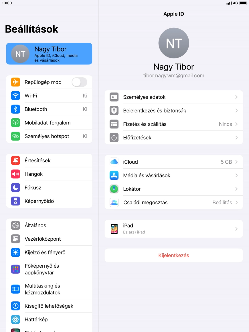 A befejezéshez, és ahhoz, hogy visszatérhess a főképernyőhöz, nyomd meg a főgombot.