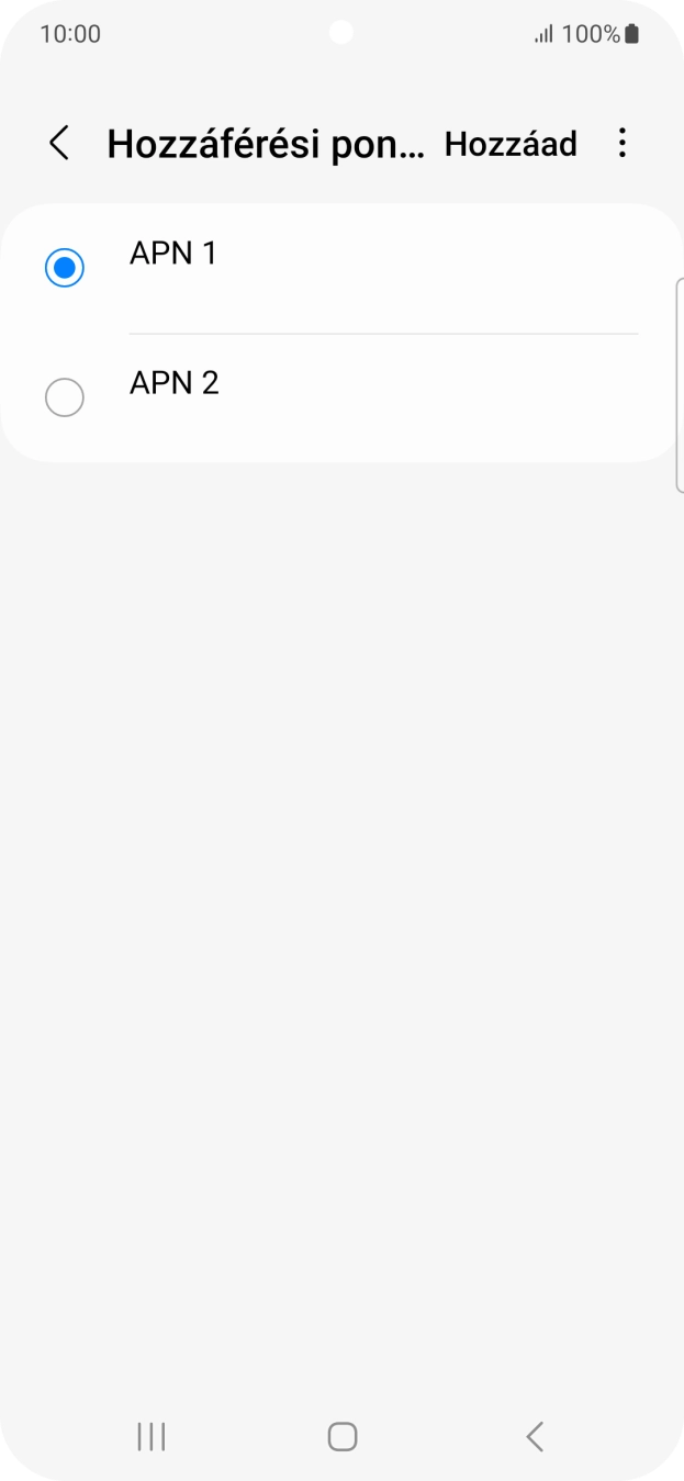 Kattints a kívánt adatkapcsolat melletti mezőre, hogy aktiváld azt.