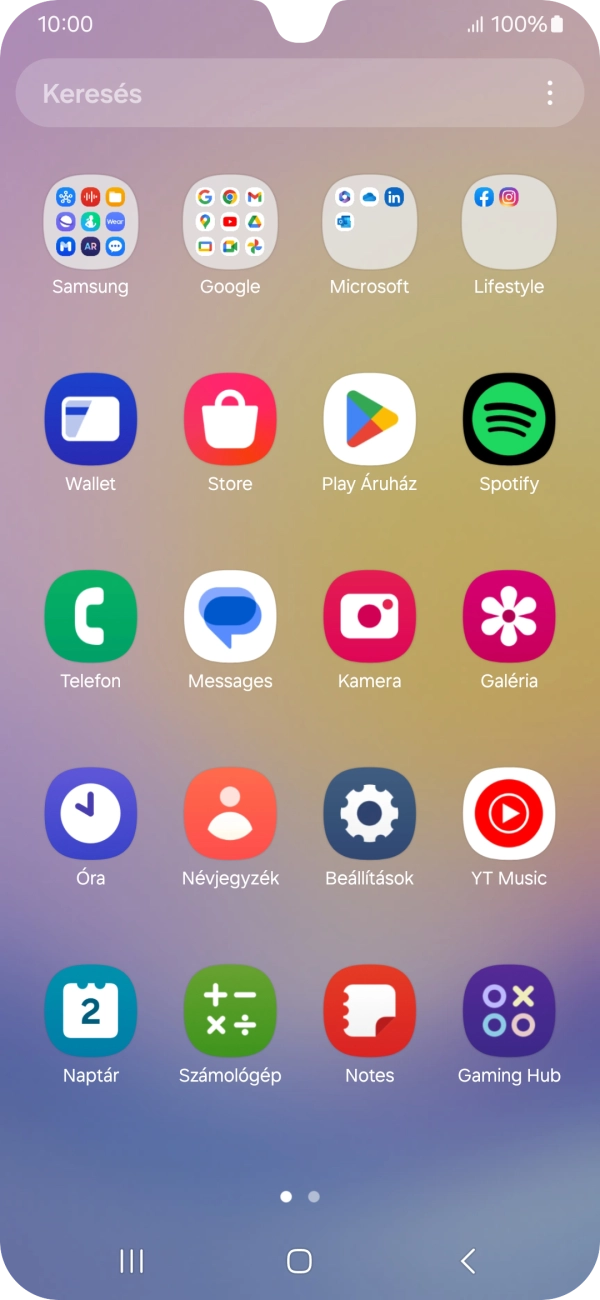 Válaszd a Play Áruház lehetőséget.