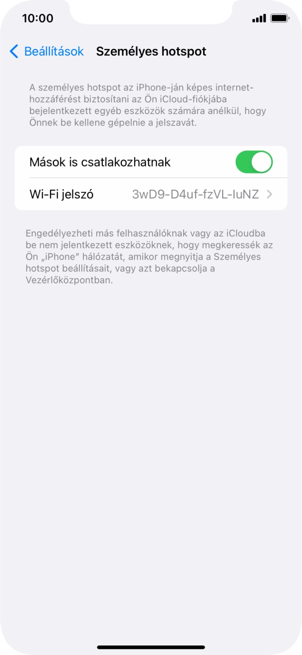 Húzd az ujjad felfelé a kijelző aljáról, hogy visszatérj a kezdőképernyőhöz.