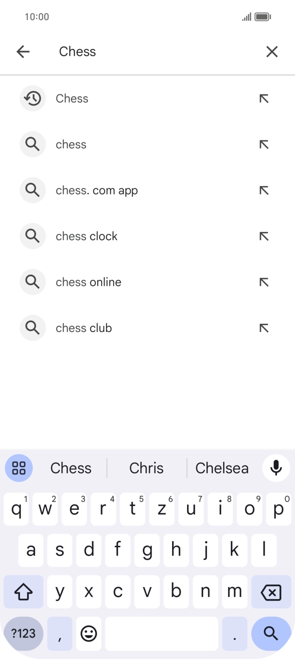 Írd be a keresett alkalmazás nevét vagy kategóriáját, és kattints a keresés ikonra.