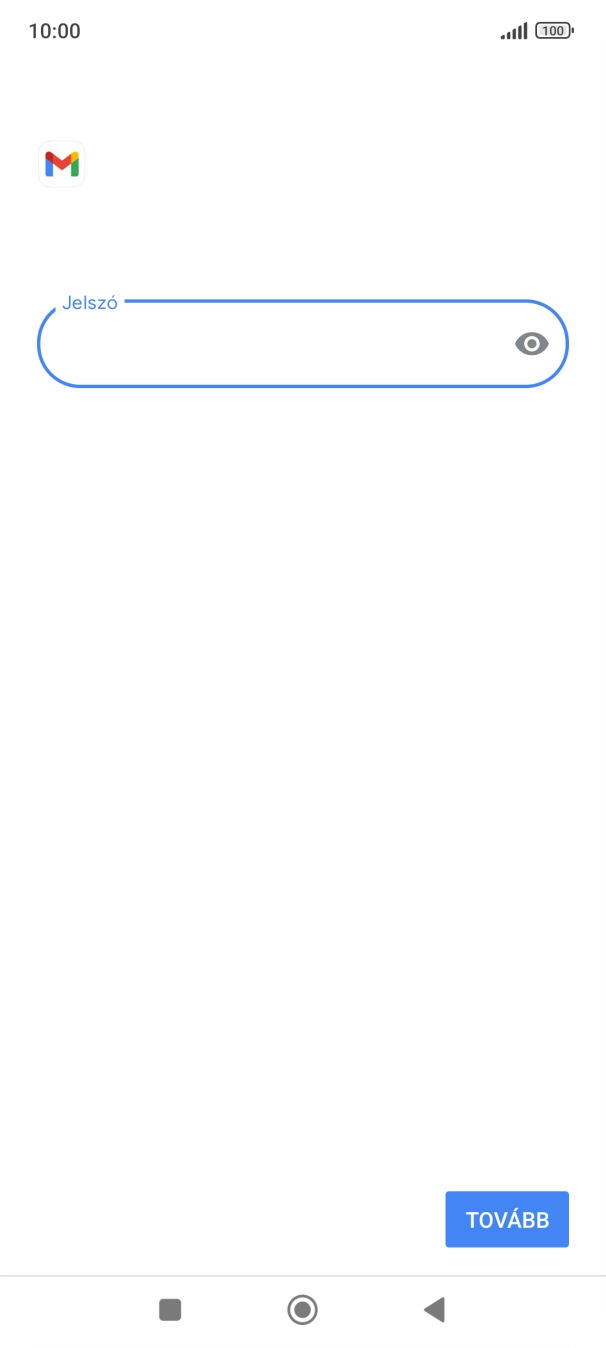 Válaszd a TOVÁBB lehetőséget.