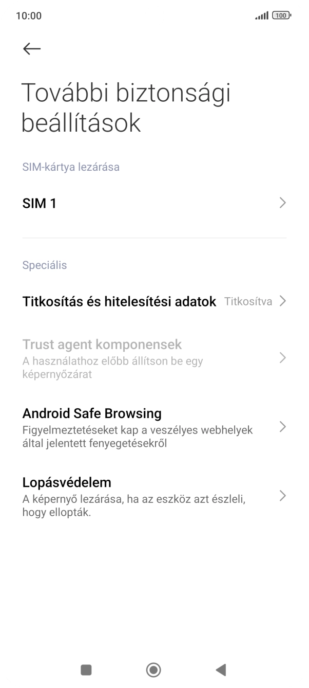 Válaszd a SIM-kártya nevét.