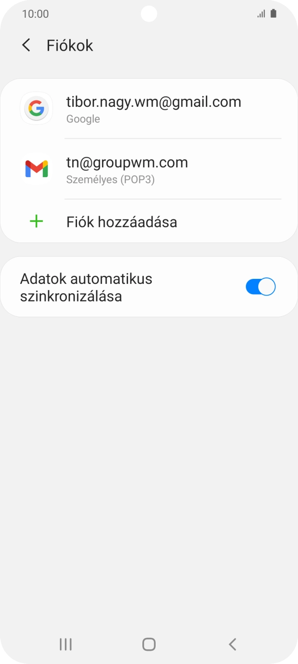 A befejezéshez, és ahhoz, hogy visszatérhess a főképernyőhöz, nyomd meg a főgombot.
