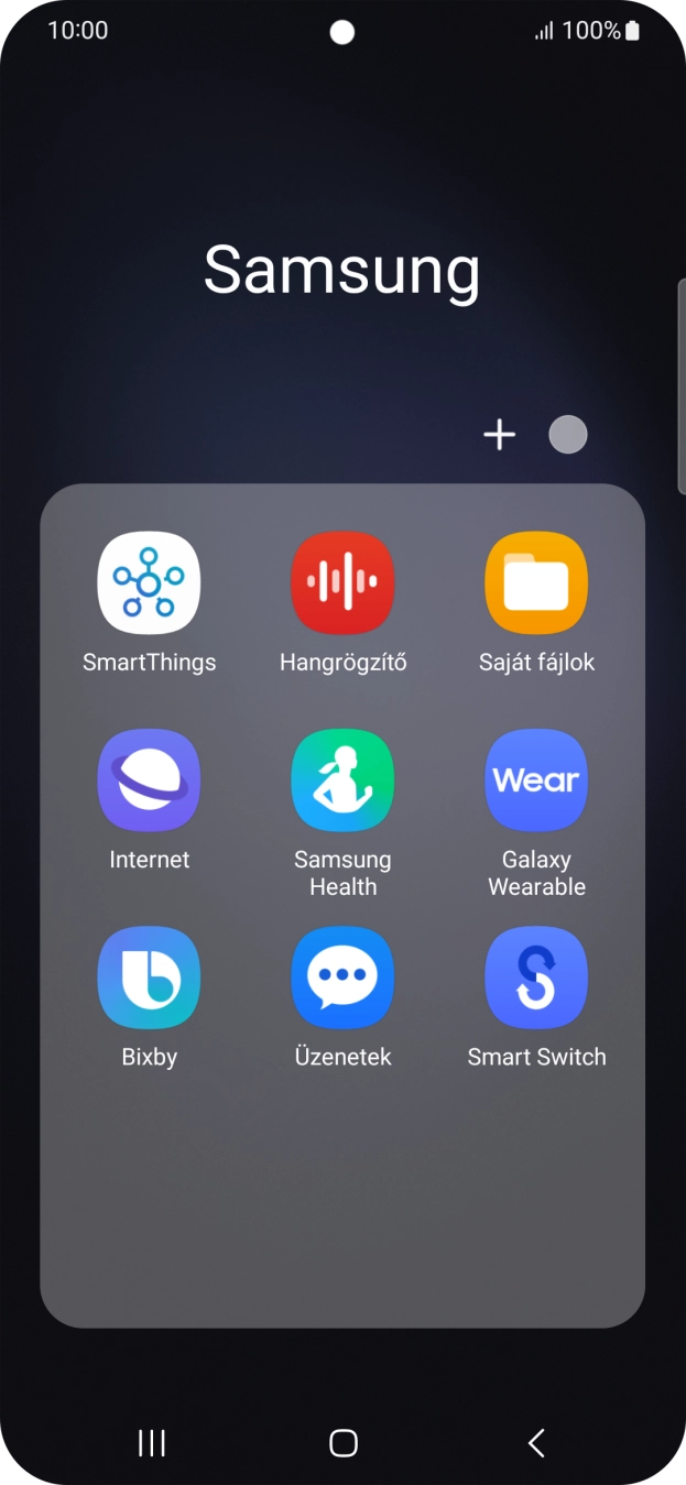 Válaszd az Üzenetek lehetőséget. Válaszd az Üzenetek lehetőséget.