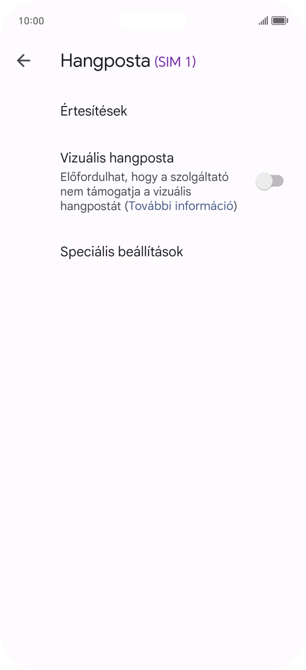 Válaszd a Speciális beállítások lehetőséget.