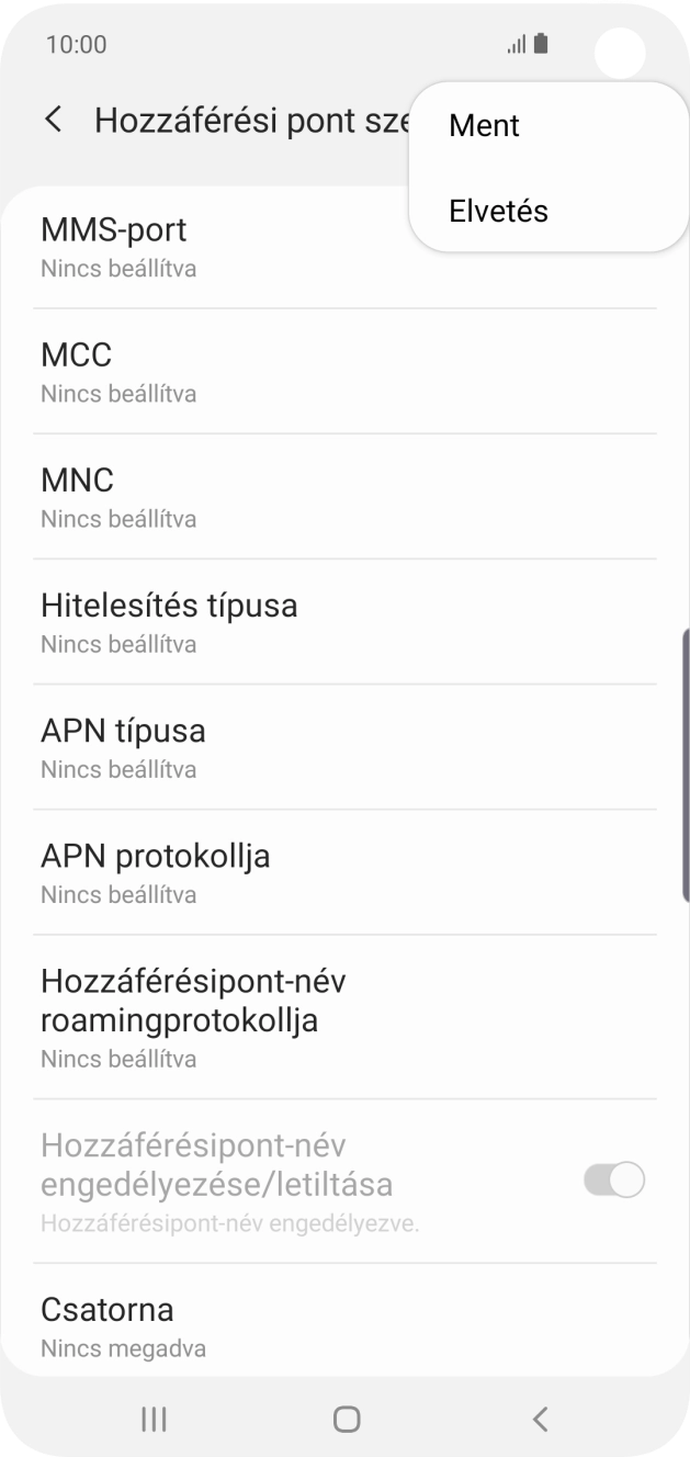 Válaszd a Ment lehetőséget.