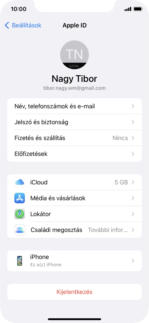 Húzd az ujjad felfelé a kijelző aljáról, hogy visszatérj a kezdőképernyőhöz. Húzd az ujjad felfelé a kijelző aljáról, hogy visszatérj a kezdőképernyőhöz.