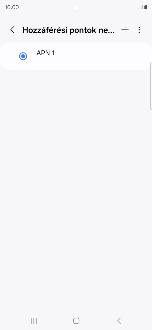 Kattints a hozzáadás ikonra.