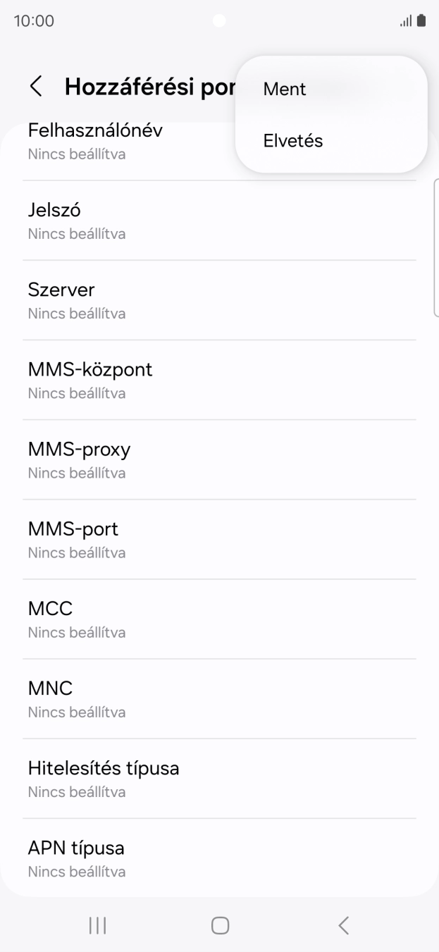 Válaszd a Ment lehetőséget.