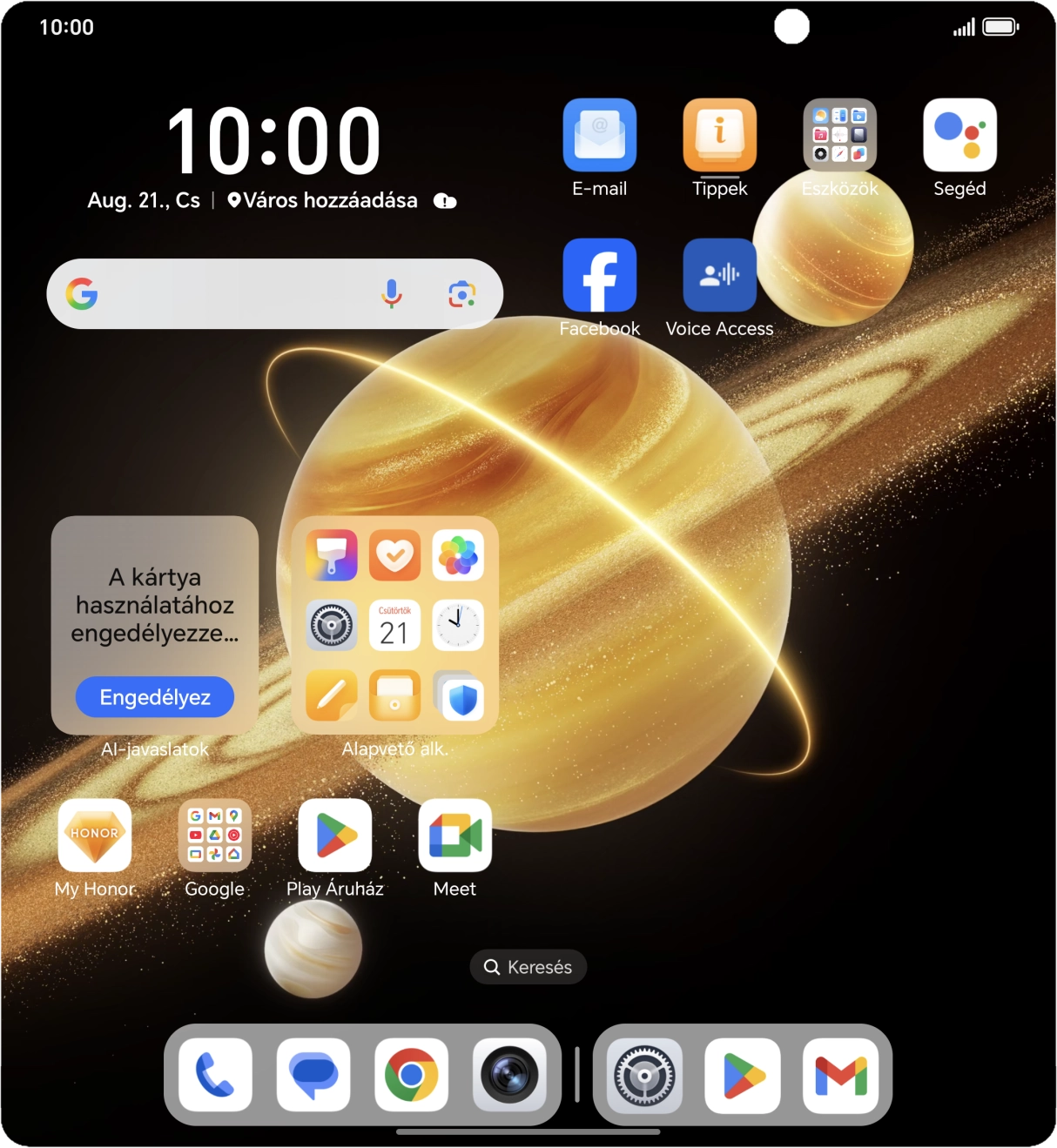 Kattints a beállítások ikonra.