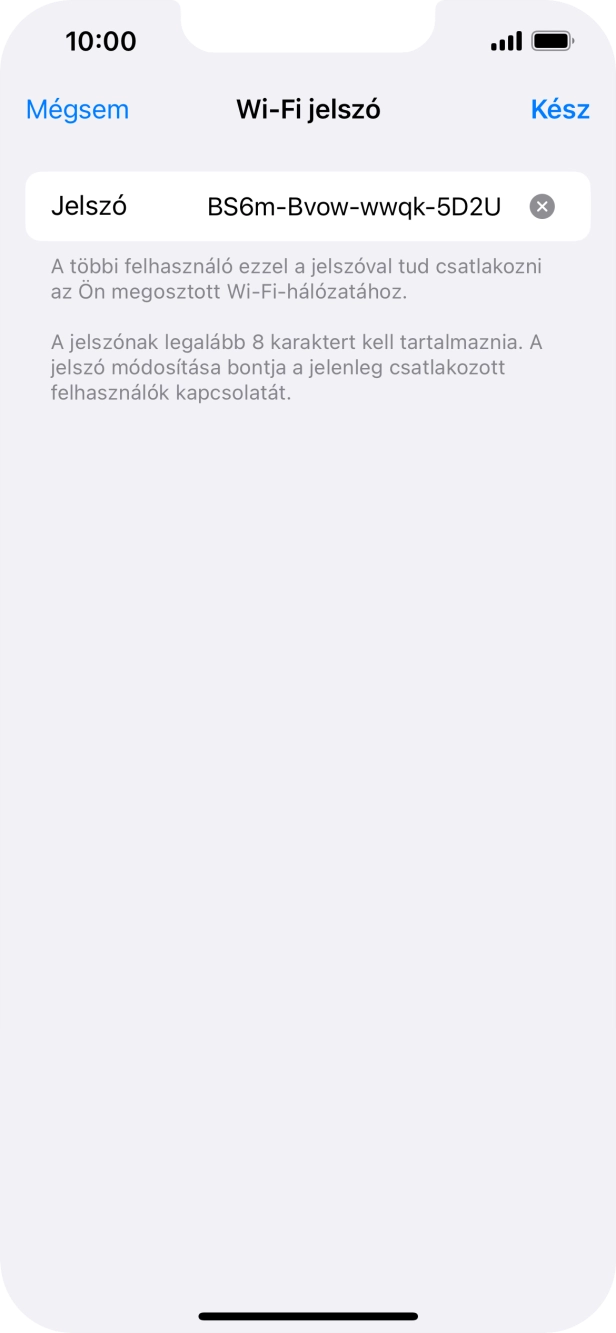 Válaszd a Kész lehetőséget.