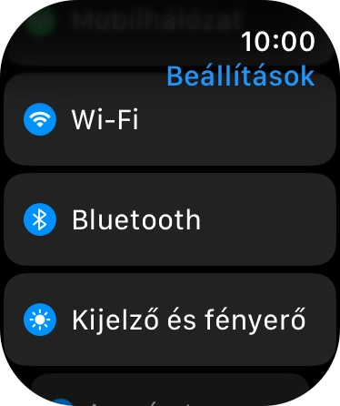 Válaszd a Bluetooth lehetőséget. Válaszd a Bluetooth lehetőséget.