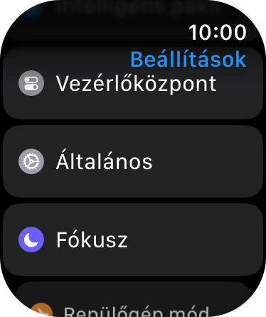 Válaszd az Általános lehetőséget. Válaszd az Általános lehetőséget.