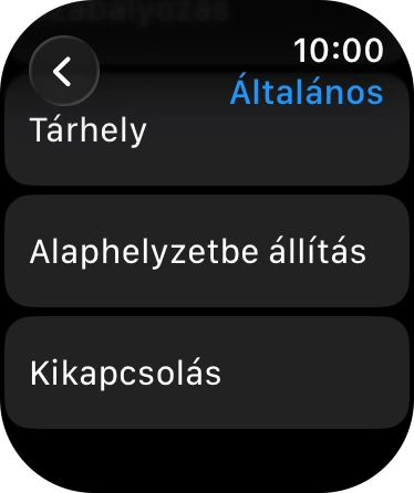 Válaszd az Alaphelyzetbe állítás lehetőséget. Válaszd az Alaphelyzetbe állítás lehetőséget.